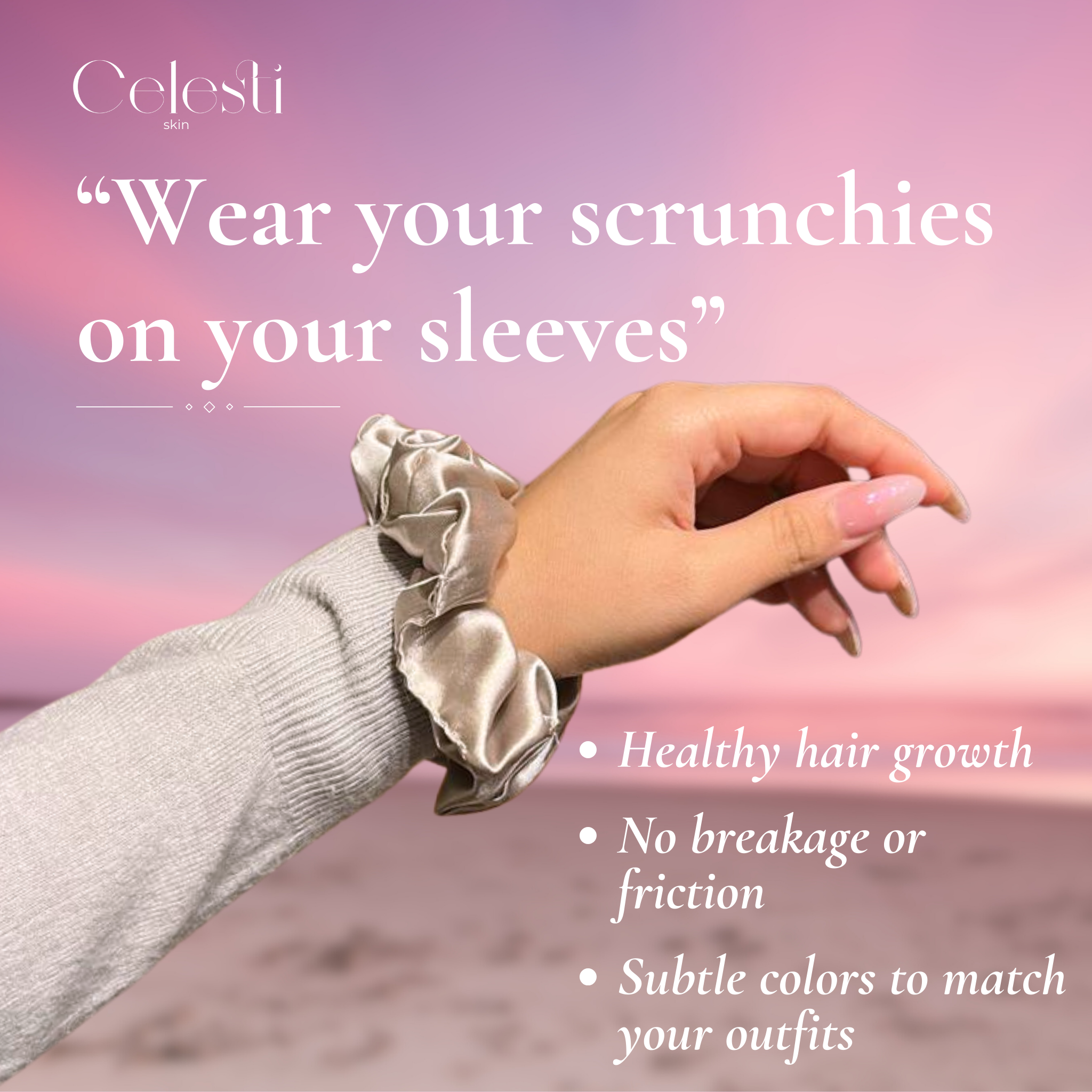 Cosmic Tresses Scrunchies - Pack of 3